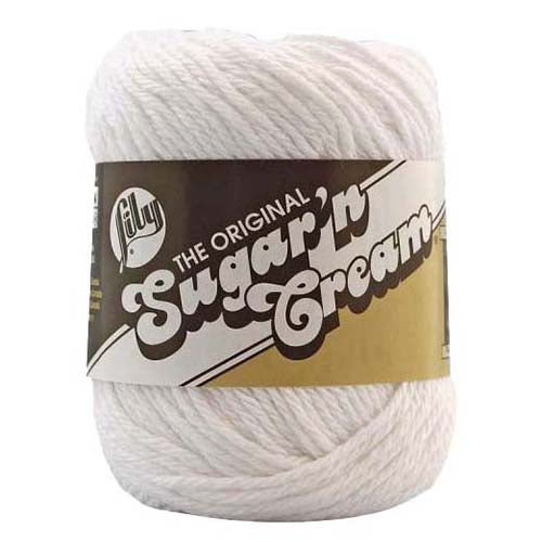 Lily Sugar 'n Cream Yarn Ecru