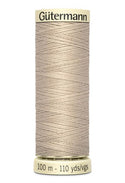 Gutermann 100% Polyester Thread #722 Extra Strong 100m from Gabriele's Sewing& Crafts. www.gabriele.co.nz