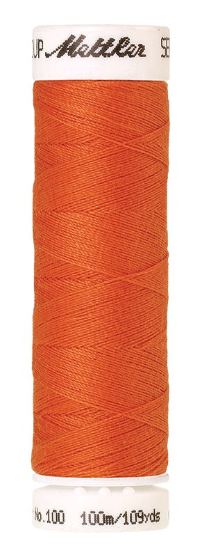 Mettler Seralon 100% Polyester Thread Shade 1335 Tangerine available from Gabriele's Sewing & Crafts