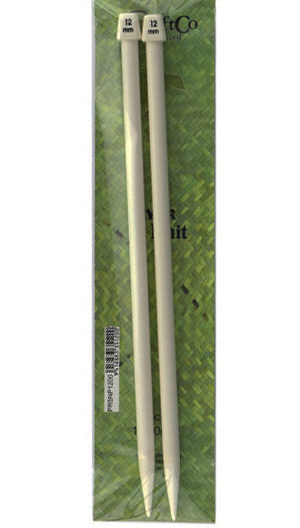 Kwik Knit Plastic Single Pointed Knitting Needles