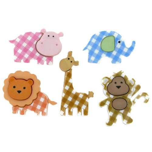 Jesse James Dress It Up Buttons - Animals