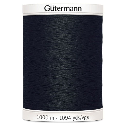 Gutermann 100% Polyester Thread #000 Black