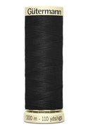 Gutermann 100% Polyester Thread #000 Black