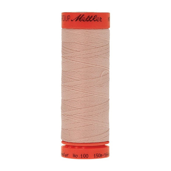 Mettler Metrosene 100% Polyester Cotton #0600 Flesh from Gabriele's Sewing & Crafts is a durable fine sewing thread that sews delicate silks to tough denim.