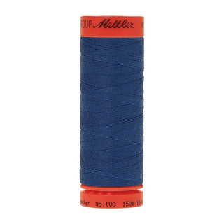 Mettler Metrosene 100% Polyester Cotton #0815 Colbalt Blue from Gabriele's Sewing & Crafts is a durable fine sewing thread that sews delicate silks to tough denim.