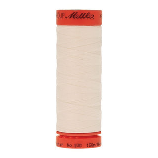 Mettler Metrosene 100% Polyester Cotton #1000 Eggshell from Gabriele's Sewing & Crafts is a durable fine sewing thread that sews delicate silks to tough denim.