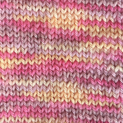Woolly 4ply 100% Baby Merino Wool Shade 197 Apricot Print | Gabriele's Sewing & Crafts