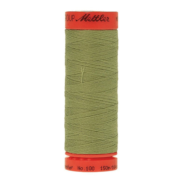 Mettler Metrosene 100% Polyester Cotton #1098 Kiwi from Gabriele's Sewing & Crafts is a durable fine sewing thread that sews delicate silks to tough denim.