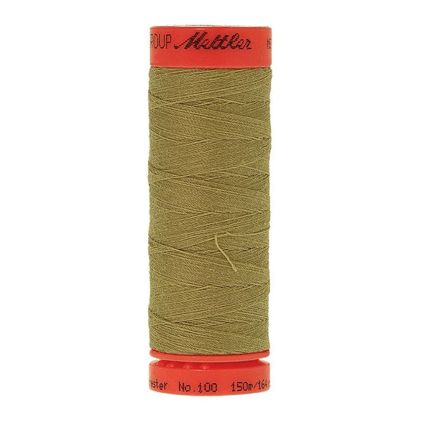 Mettler Metrosene 100% Polyester Cotton #1148 Seaweed from Gabriele's Sewing & Crafts is a durable fine sewing thread that sews delicate silks to tough denim.