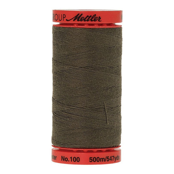 Mettler Metrosene 100% Polyester Cotton #1162 Chaff from Gabriele's Sewing & Crafts is a durable fine sewing thread that sews delicate silks to tough denim.