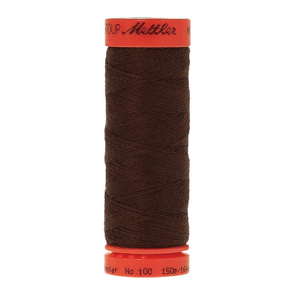 Mettler Metrosene 100% Polyester Cotton #1224 Bark from Gabriele's Sewing & Crafts is a durable fine sewing thread that sews delicate silks to tough denim.