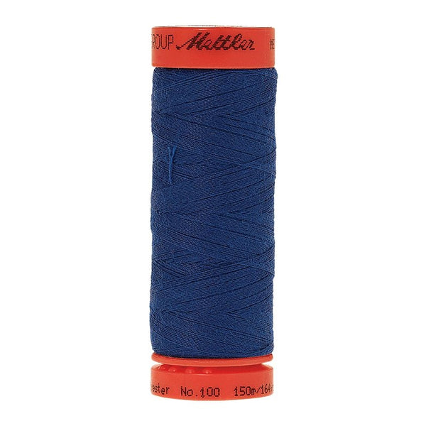 Mettler Metrosene 100% Polyester Cotton #1303 Royal Blue from Gabriele's Sewing & Crafts is a durable fine sewing thread that sews delicate silks to tough denim.