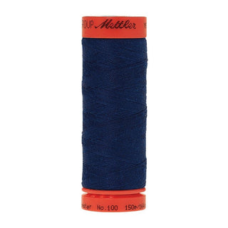 Mettler Metrosene 100% Polyester Cotton #1304 Imperial Blue from Gabriele's Sewing & Crafts is a durable fine sewing thread that sews delicate silks to tough denim.