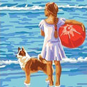 Collection D'Art Tapestry Wall Art No 6322 Lets Play Ball available for sale at Gabriele's Sewing & Crafts