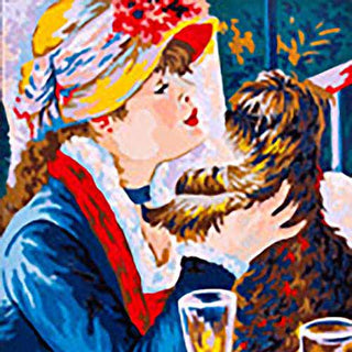 Collection D'Art Tapestry Wall Art No 6051 Puppy Love available for sale at Gabriele's Sewing & Crafts