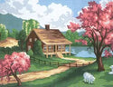 Collection D'Art Tapestry Wall Art No 6186 Ranch available for sale at Gabriele's Sewing & Crafts