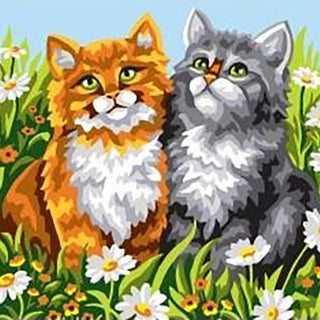 Collection D'Art Tapestry Wall Art No 6307 Two Kittens available for sale at Gabriele's Sewing & Crafts