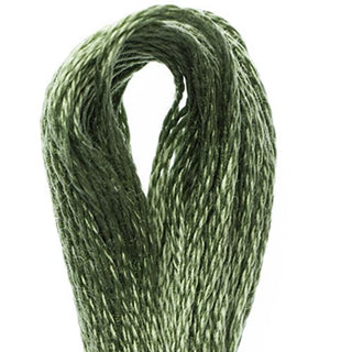 DMC 117 Embroidery Cotton Shade 3363 Herb Green available for sale at Gabriele's Sewing & Crafts
