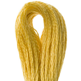 DMC 117 Embroidery Cotton Shade 3821 Straw Yellow available for sale at Gabriele's Sewing & Crafts