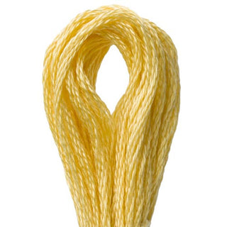 DMC 117 Embroidery Cotton Shade 3822 Light Straw Yellow available for sale at Gabriele's Sewing & Crafts