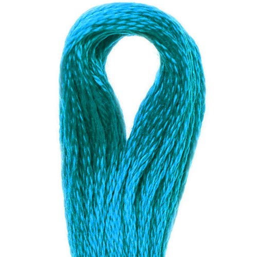 DMC 117 Embroidery Cotton Shade 3844 Electric Blue available for sale at Gabriele's Sewing & Crafts