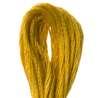 DMC 117 Embroidery Cotton Shade 3852 Mustard Yellow available for sale at Gabriele's Sewing & Crafts