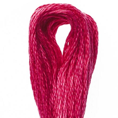 DMC 117 Embroidery Cotton Shade 600 Crimson Pink available for sale at Gabriele's Sewing & Crafts