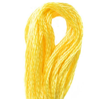 DMC 117 Embroidery Cotton Shade 726 Mimosa Yellow available for sale at Gabriele's Sewing & Crafts