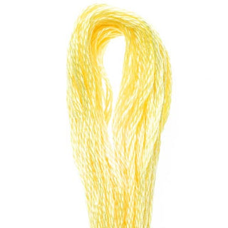 DMC 117 Embroidery Cotton Shade 727 Primrose Yellow available for sale at Gabriele's Sewing & Crafts