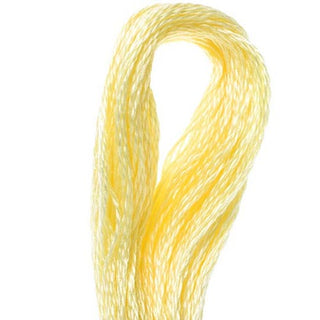 DMC 117 Embroidery Cotton Shade 745 Banana Yellow available for sale at Gabriele's Sewing & Crafts