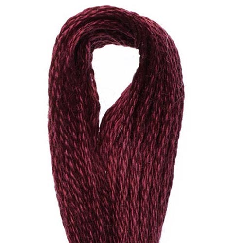 DMC 117 Embroidery Cotton Shade 814 Deep Wine Red available for sale at Gabriele's Sewing & Crafts