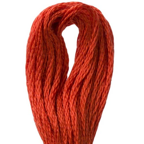 DMC 117 Embroidery Cotton Shade 900 Saffron Orange available for sale at Gabriele's Sewing & Crafts