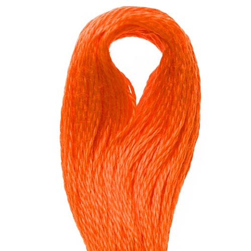 DMC 117 Embroidery Cotton Shade 947 Sunset Orange available for sale at Gabriele's Sewing & Crafts