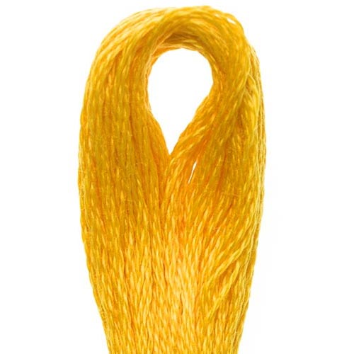 DMC 117 Embroidery Cotton Shade 972 Curry Yellow available for sale at Gabriele's Sewing & Crafts