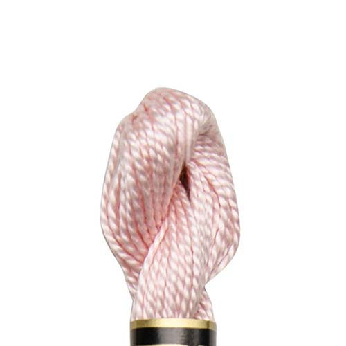 DMC 11505 Pearl 5 Cotton Skein Pale Shell Pink | Gabriele's Sewing