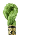 DMC 11505 Pearl 5 Cotton Skein Insect Green | Gabriele's Sewing