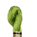 DMC 11505 Pearl 5 Cotton Skein Olive Green | Gabriele's Sewing