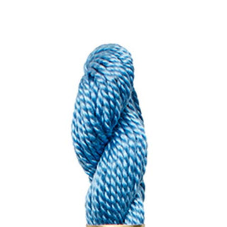 DMC 11505 Pearl 5 Cotton Skein Light Wedgewood Blue | Gabriele's Sewing & Crafts