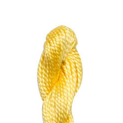 DMC 11505 Pearl 5 Cotton Skein Mimosa Yellow | Gabriele's Sewing