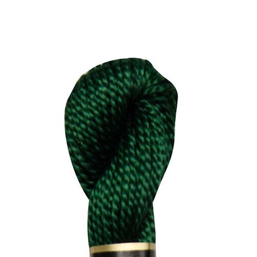 DMC 11505 Pearl 5 Cotton Skein Deep Forest Green | Gabriele's Sewing