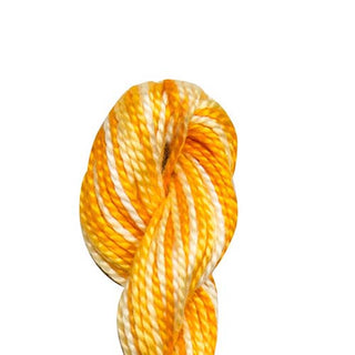 DMC 11505 Pearl 5 Cotton Skein Variegated Yellow | Gabriele's Sewing