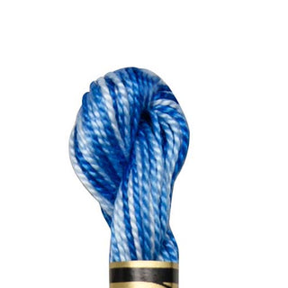 DMC 11505 Pearl 5 Cotton Skein Variegated Cornflower Blue | Gabriele's Sewing
