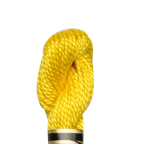 DMC 11505 Pearl 5 Cotton Skein Daffodil Yellow | Gabriele's Sewing