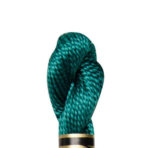 DMC 11505 Pearl 5 Cotton Skein Dark Aquamarine Green | Gabriele's Sewing