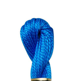 DMC 11505 Pearl 5 Cotton Skein Carribean Blue | Gabriele's Sewing & Crafts