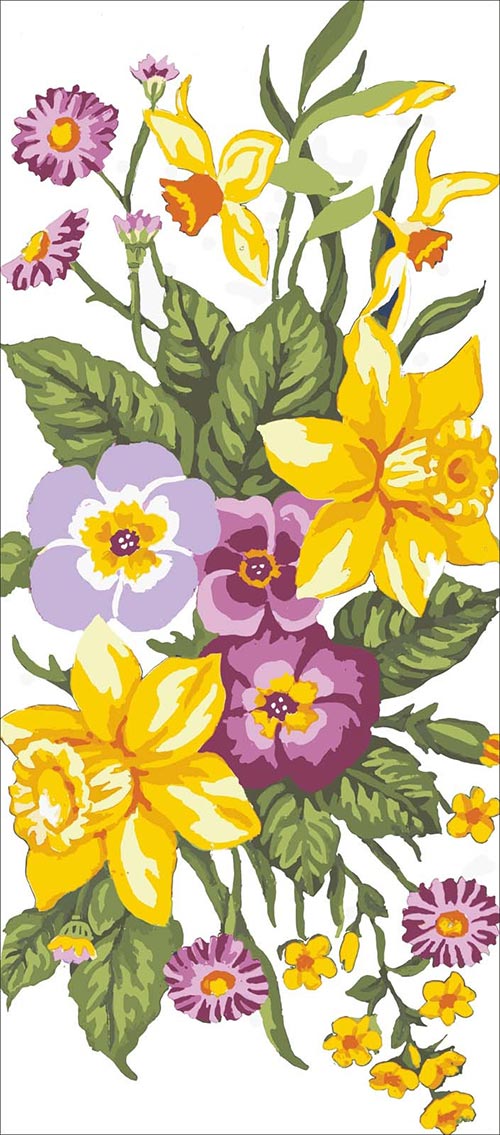 Grafitec Tapestry Wall Art No 8060 Daffodils available for sale at Gabriele's Sewing & Crafts