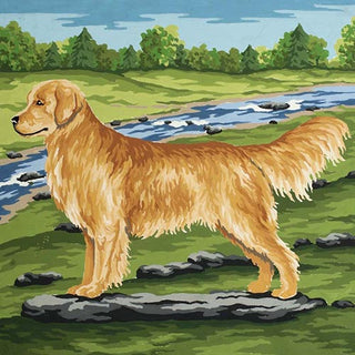 Grafitec Tapestry Wall Art No 6279 Golden Retriever available for sale at Gabriele's Sewing & Crafts