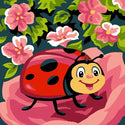 Grafitec Tapestry Wall Art No 16001 Ladybug available for sale at Gabriele's Sewing & Crafts