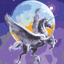 Grafitec Tapestry Wall Art No 11852 Moonlight Pegasus available for sale at Gabriele's Sewing & Crafts