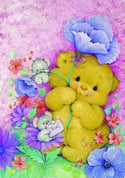 Grafitec Tapestry Wall Art No 6299 Teddy Hug available for sale at Gabriele's Sewing & Crafts
